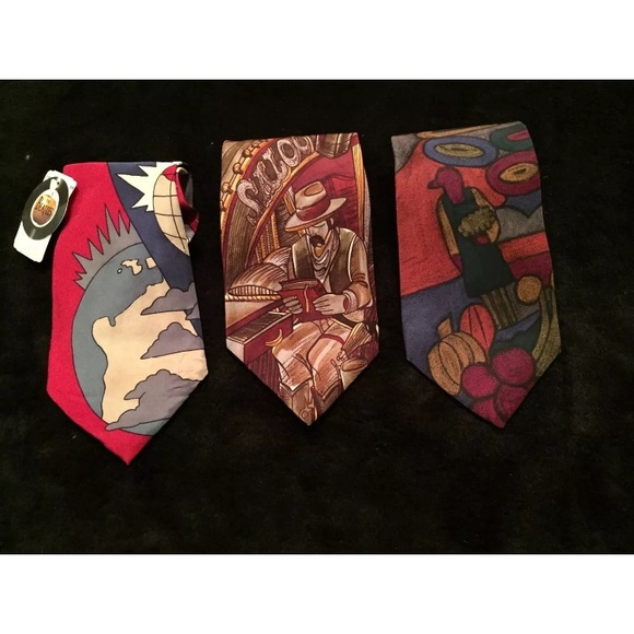 10 Beatles Ties+ 2 FREE BEATLES SUSPENDERS**RARE - Picture 5 of 8